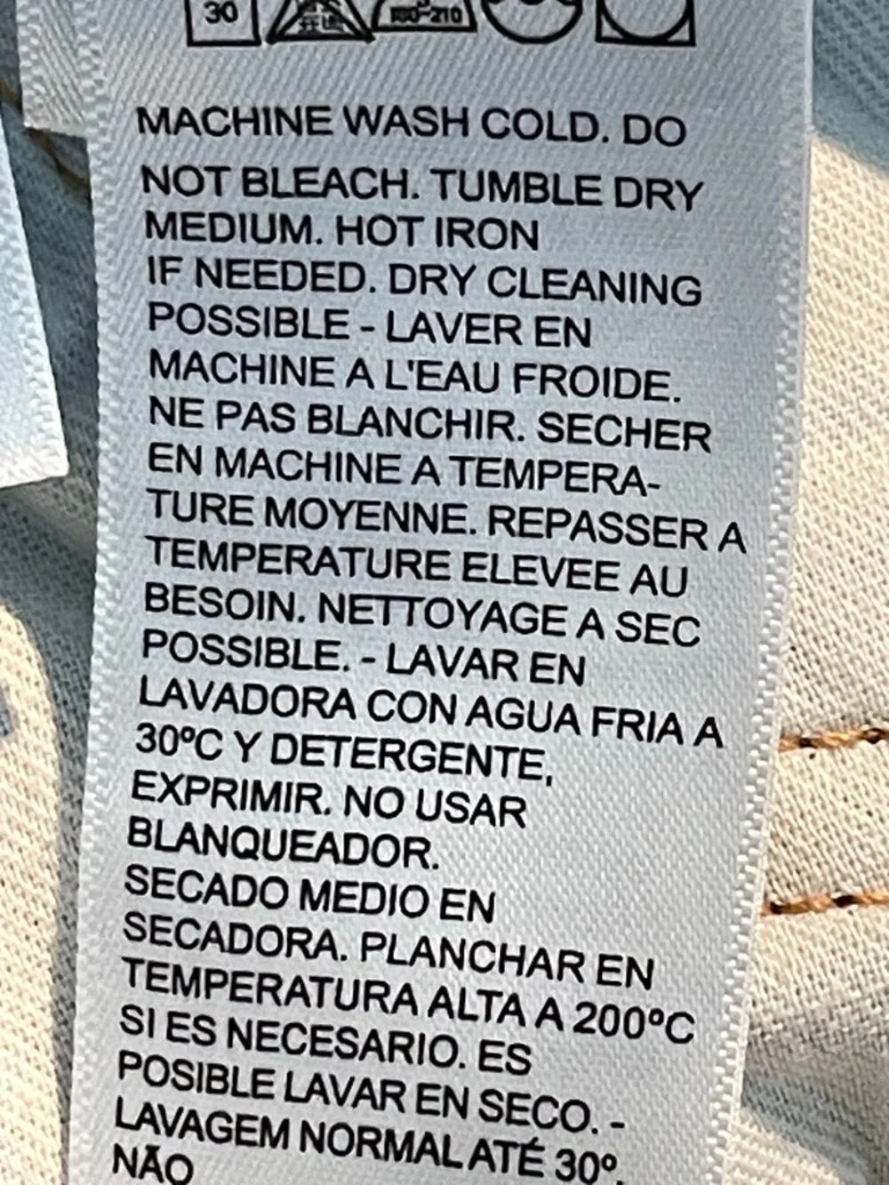 Levi's 469 Loose Fit Distressed Denim Jorts Shorts W36 Raw Hem 100% Cotton